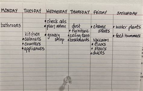 What's your housekeeping schedule? - Blogs & Forums