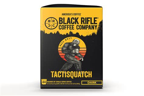 Black Rifle Coffee Company Tactisquatch K Cups Pods Dark Roast 44 Ct
