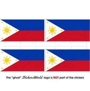 Philippines Philippine Flag Pilipinas Mm Bumper Helmet Stickers