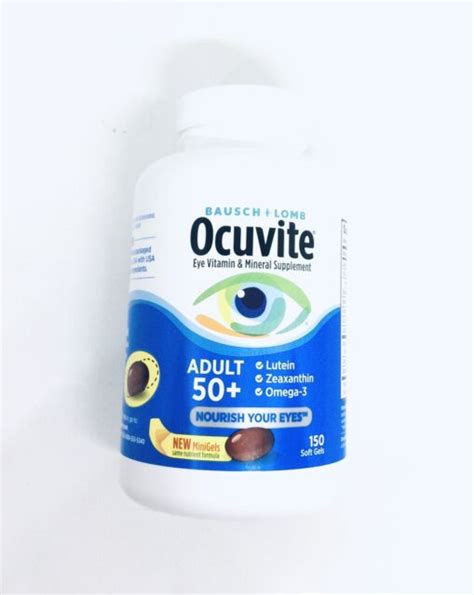 Bausch Lomb Ocuvite Adult Eye Vitamin Mineral Supplement Softgels For Sale Online