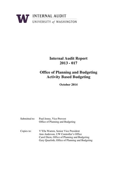 How To Write An Audit Report Template Pdf Template