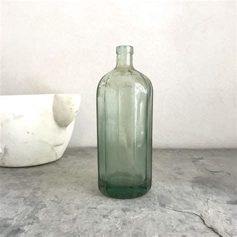 Bouteille En Verre Vert Brocante Et Déco Chic