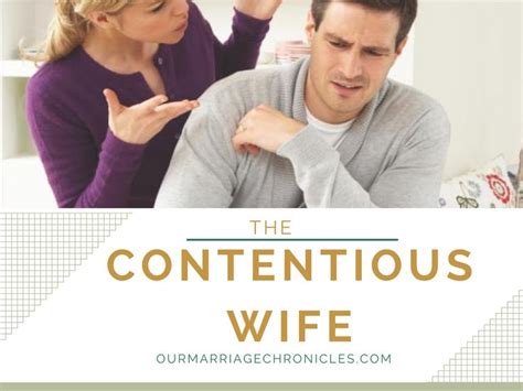 The Contentious Wifethe Contentious Woman Wife Slow To Speak Women