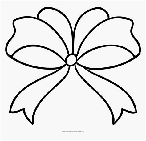 Present Bow Coloring Page Coloring Pages
