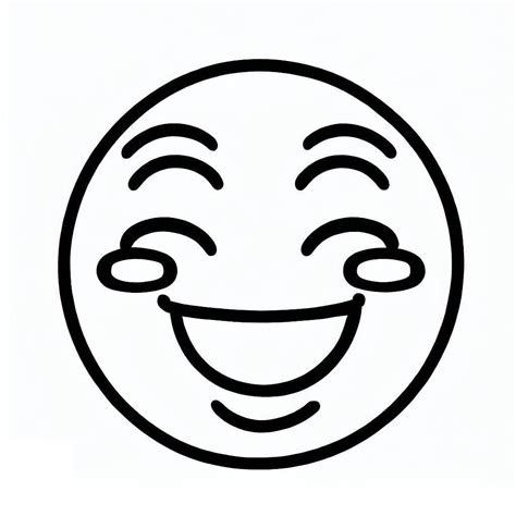 Desenhos De Emoji Feliz 5 Para Colorir E Imprimir Colorironlinecom