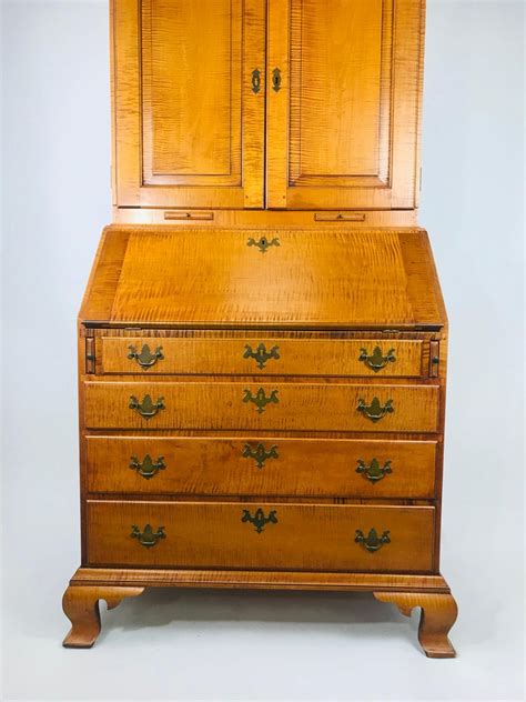 Eldred Wheeler Handmade Tiger Maple The Greatest Secretary Desk