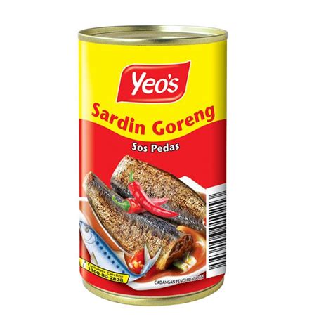 TKM Yeo S Fried Sardines Spicy Sauce 155g Shopee Malaysia