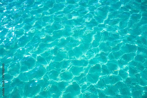 Tropical Beach Turquoise Water Texture Stock Photo Adobe Stock