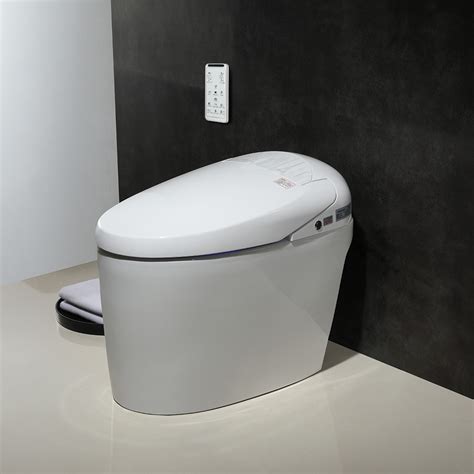 Smart One Piece Floor Mounted Toilet And Bidet Foot Induction And
