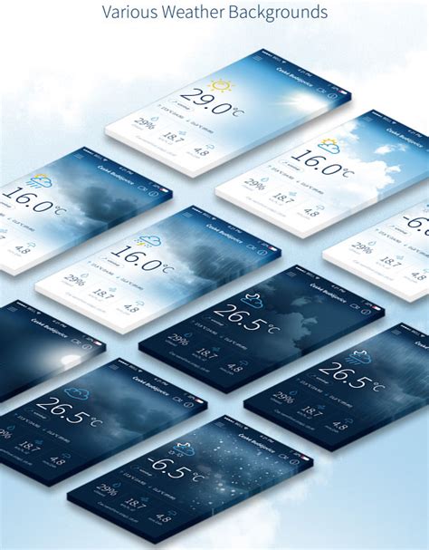 Mobile App Design Inspiration Inpočasí Weather App Designbeep