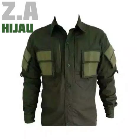 KEMEJA 511 HIJAU ARMY KEMEJA LAPANGAN MILITARY KEMEJA PDL | BAJU