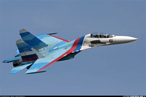 Sukhoi Su 27ub Russia Air Force Aviation Photo 1264765