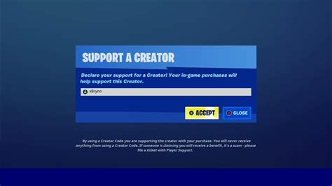 I Have A Support A Creator Code Use Code Xbryno Youtube