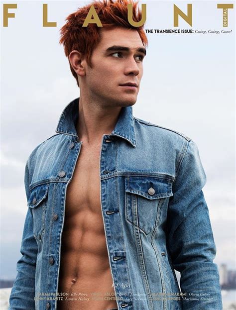 KJ Apa Flaunts His FLAUNT Babe Culture Covering Hot Men Gay Issues Celebrities Movies