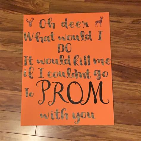 Country Prom Proposal Prom Proposal Hunting Country Promgoals