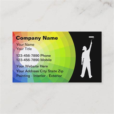 Painter Business Cards Zazzle