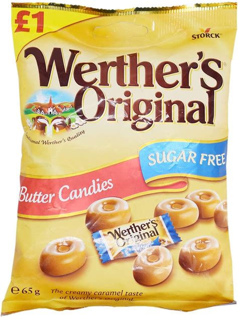 Werthers Original Sugar Free Butter Candies 12 X 65g Uk