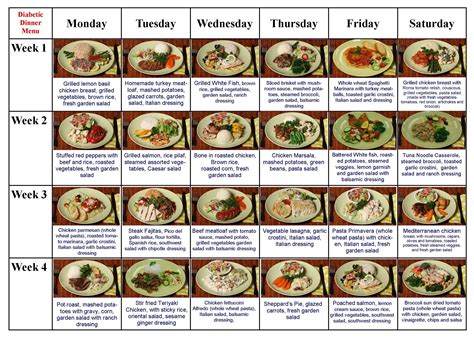 Diabetic Diet And Meals Diabetic Lunch And Dinner Menu At Marthas Senior