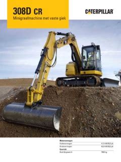 Ex.military tracked excavators » caterpillar 308 ccr tracked excavator. Caterpillar (CAT) 308D CR Specifications Machine.Market