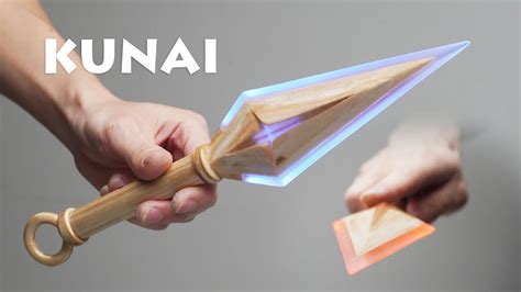 Make A Wood Kunai From Popsicle Stick And Resin Youtube