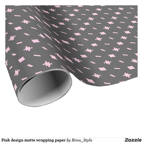 Pink Design Matte Wrapping Paper Pink Wrapping Paper Wrapping Paper