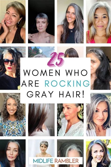 25 Women Going Gray Gracefully Who Will Inspire You To Quit Dying Your Hair