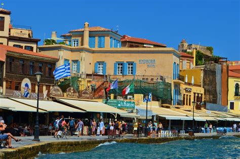 Architecture And Streets Of The Old Town Of Chania On Crete In Greece
