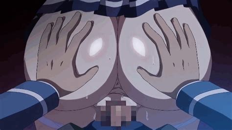 Kyonyuu Reijou Mc Gakuen Animated Animated  1girl Ass Ass Grab