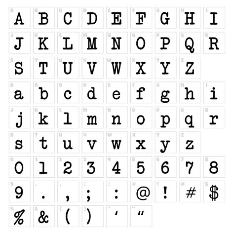 Another Typewriter Font Vectordad