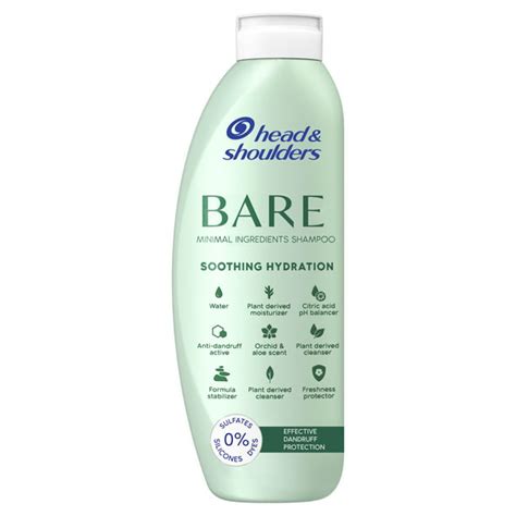 Head And Shoulders Bare Soothing Hydration Dandruff Shampoo Anti
