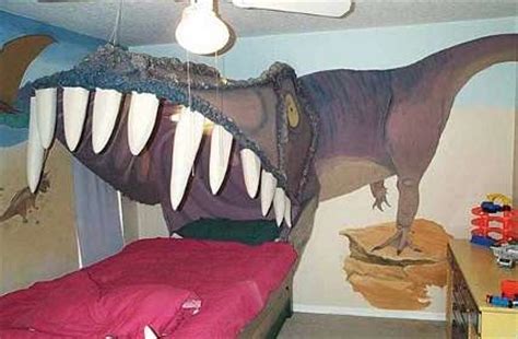 diy dinosaur beds  place  dino loving kids  rest  heads