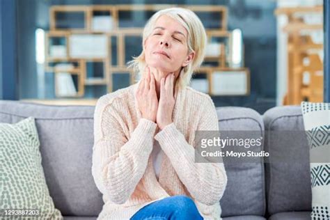 Woman Scratching Neck Photos And Premium High Res Pictures Getty Images