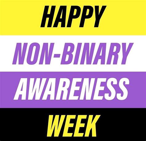 International Non Binary Peoples Day Is This Wednesday July 14th R