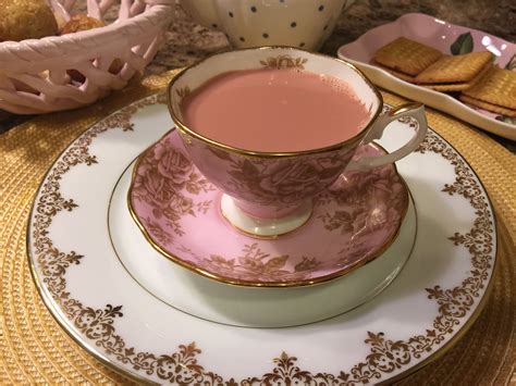Kashmiri Pink Tea Pink Tea Yummy Treats Pink Cups