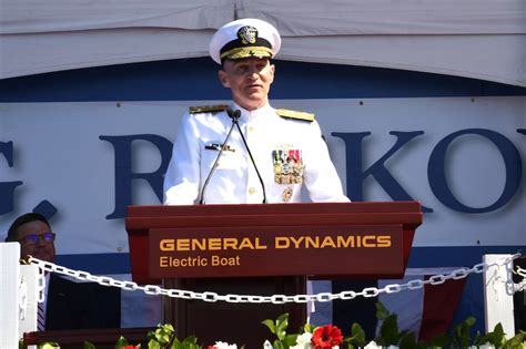 Navy Christens Future Uss Hyman G Rickover United States Navy News