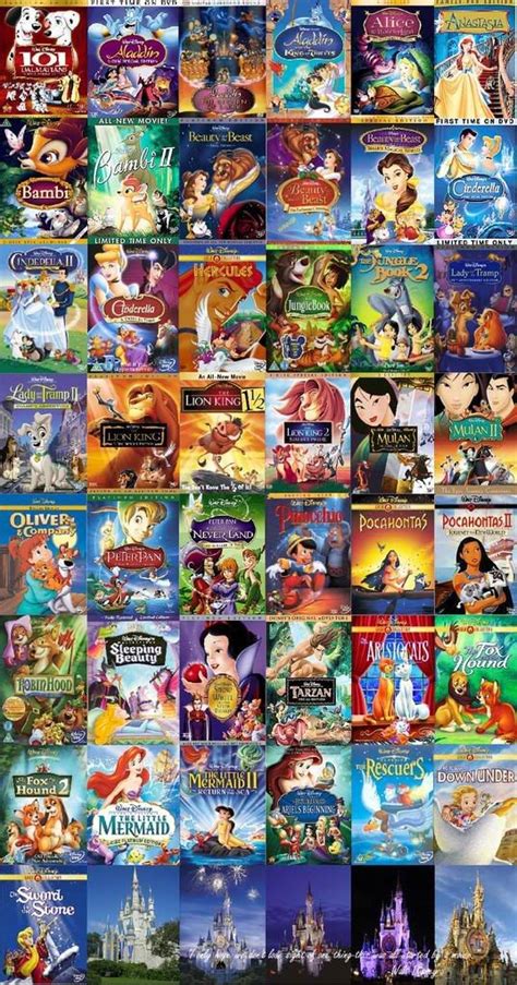 36 best images classic disney movies list in order list of disney movies in chronological