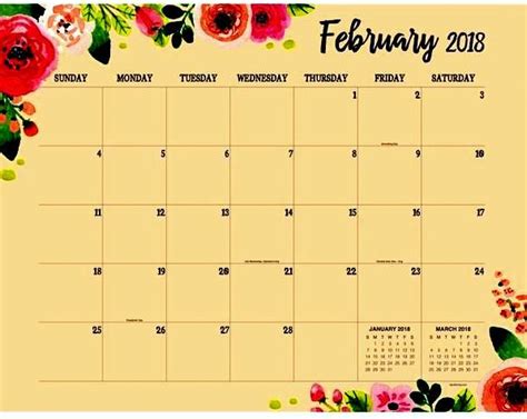 20 Feb 2018 Calendar Free Download Printable Calendar Templates ️