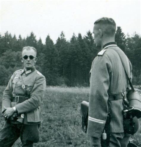 German Officer With Sunglasses Ww2 Original Photo Ebay