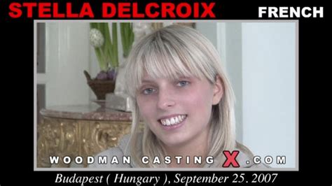 Stella Delcroix All Girls In Woodman Casting X
