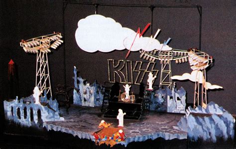 The Original Stage Design For The Destroyer Tour 1976 Vintage Kiss