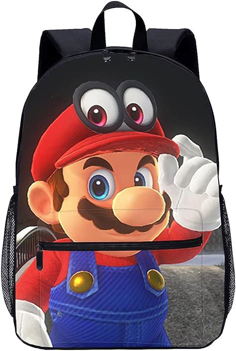 3d Printed School Backpacks Students Backpack Super Mario Odyssey