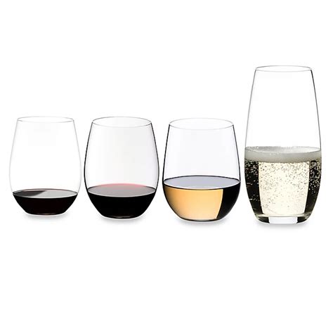 riedel® o stemless wine glass collection bed bath and beyond canada