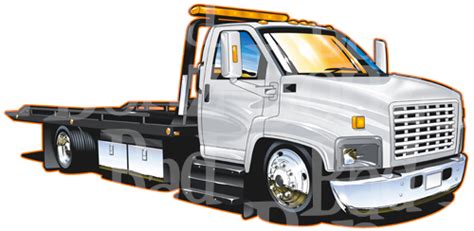 Flatbed Tow Truck Clipart Clip Art Library