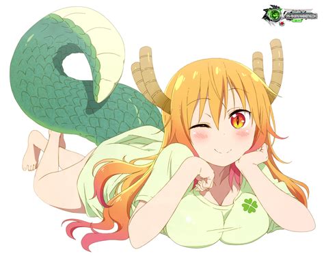 Kobayashi San No Maid Dragon Tohru Mega Cute Dragon Pajama HD Render Vers ORS Anime Renders