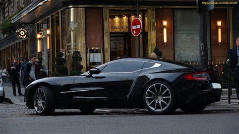 Black Aston Martin One 77 In Paris Gtspirit