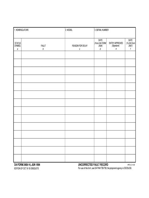 Da Form 2408 14 Fill Out And Sign Printable Pdf Template Signnow