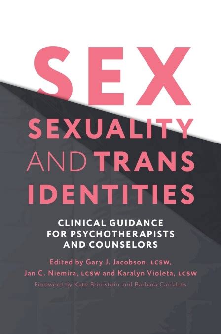 Sex Sexuality And Trans Identities By Gary J Jacobson Hachette Uk
