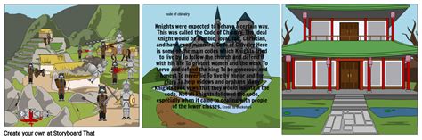 Knights Vs Samurai Storyboard By D5f63701