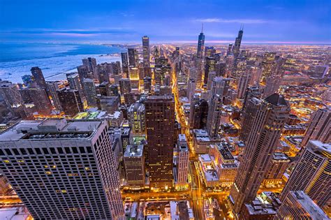 City Winter Chicago Wallpapers Hd Desktop And Mobile