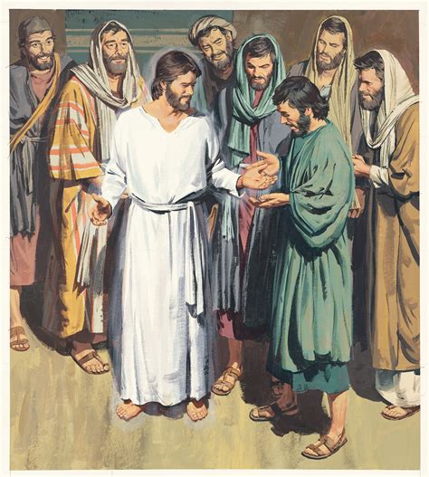 Gravura De Cristo Aparecendo Aos Apóstolos